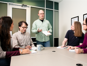 Scientists Discussing Careers